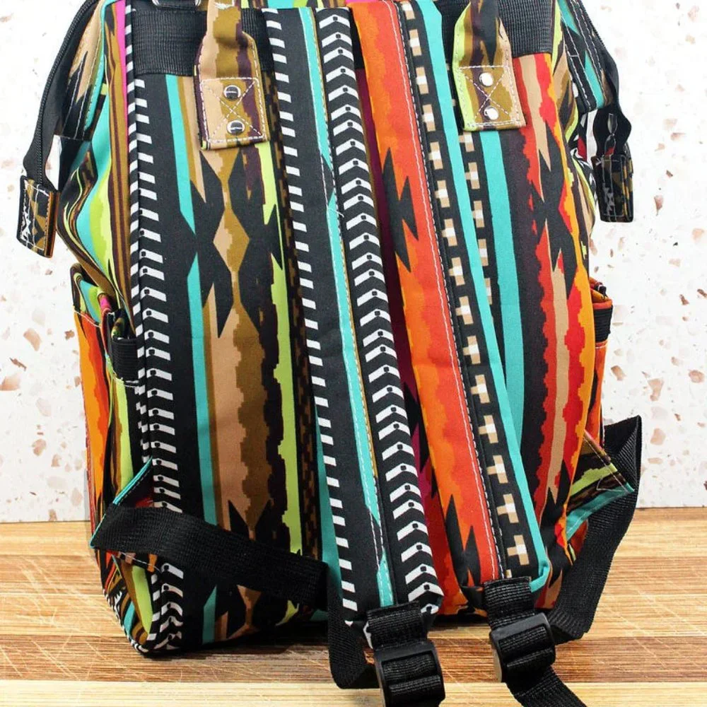 WESTERN SAN JOSE SERAPE DIAPER BAG BACKPACK